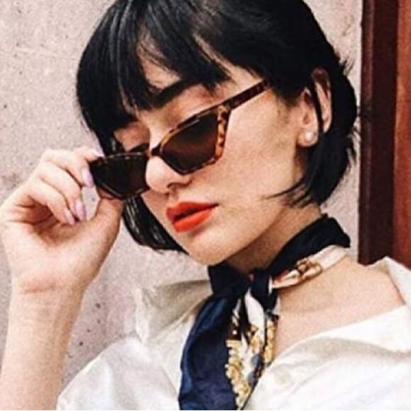 Tortoise Vintage Small Cat Eye sunglasses main image 4